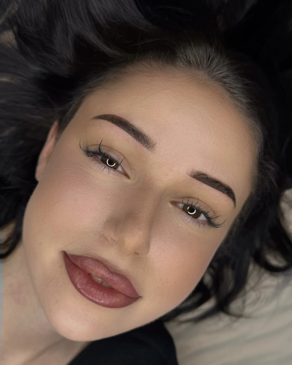 Powder brows right after the session, by Kate Kanner, Makati