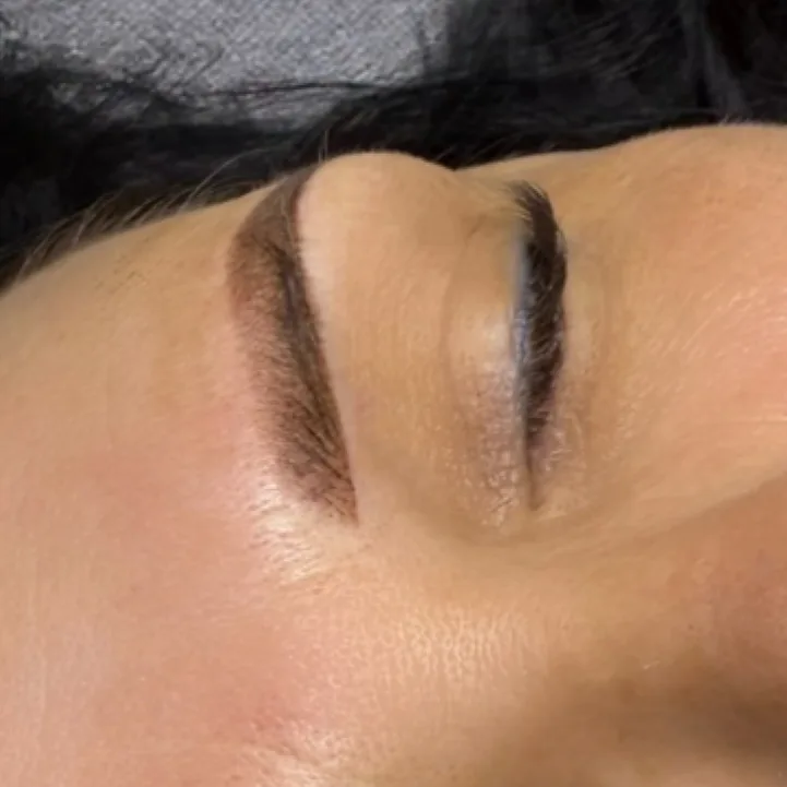 The same brows after powder brows by Kate Kanner, Makati
