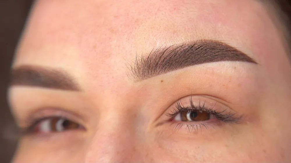 Healed powder brows by Kate Kanner